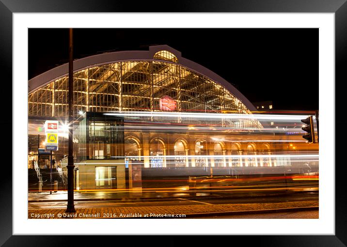 Lime Street Station Liverpool Framed Mounted Print by David Chennell