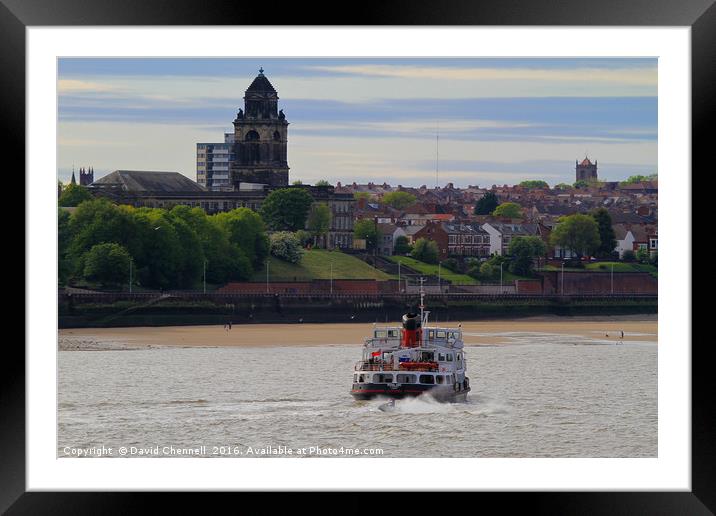 Royal Iris Mersey Ferry Framed Mounted Print by David Chennell