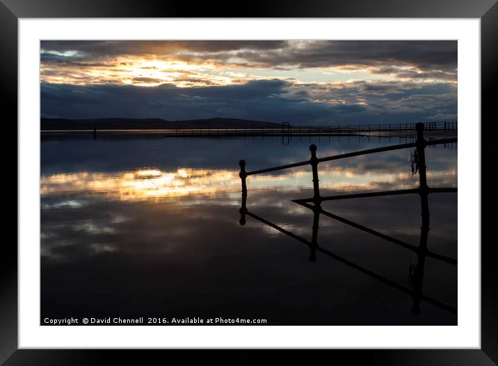 West Kirby Marina Framed Mounted Print by David Chennell