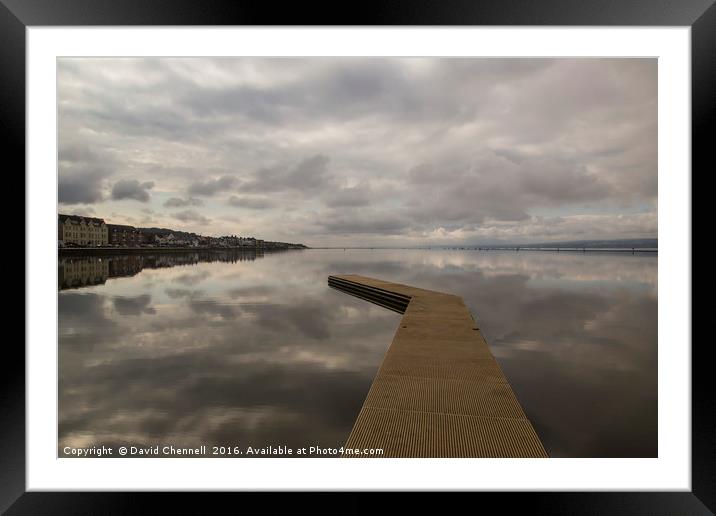 West Kirby Marina  Framed Mounted Print by David Chennell