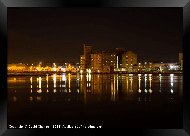 East Float Apartments At Wirral Waters  Framed Print by David Chennell