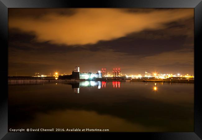 Fort Perch Rock Framed Print by David Chennell