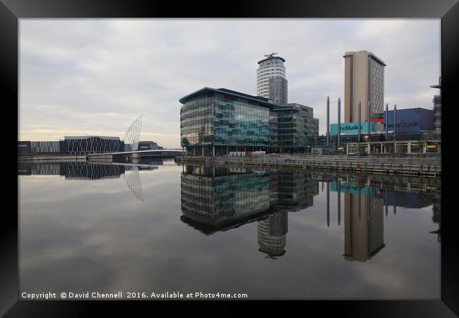 Media City  Framed Print by David Chennell