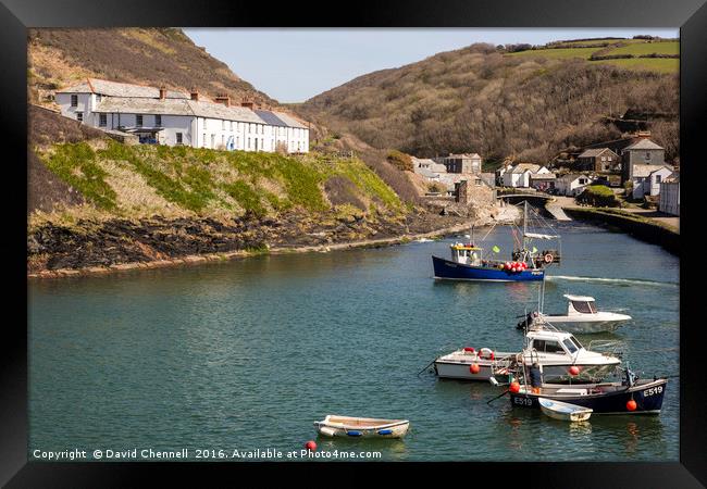 Boscastle Harbour Framed Print by David Chennell