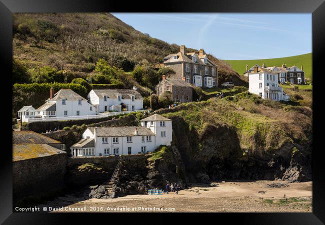 Port Isaac  Framed Print by David Chennell