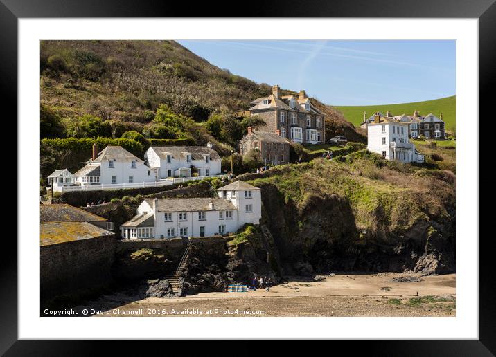 Port Isaac  Framed Mounted Print by David Chennell