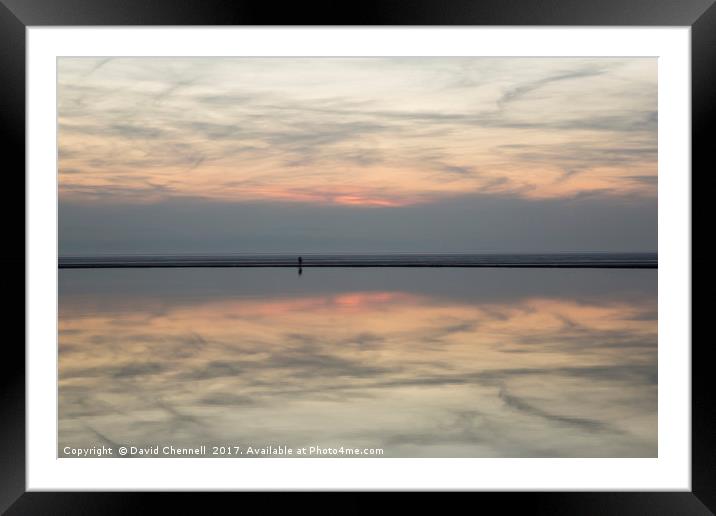 West Kirby Cloudscape    Framed Mounted Print by David Chennell
