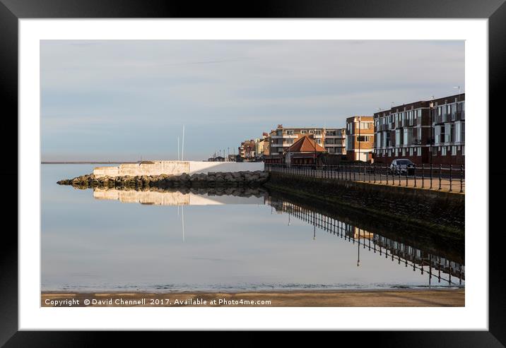 West Kirby Marine Lake     Framed Mounted Print by David Chennell