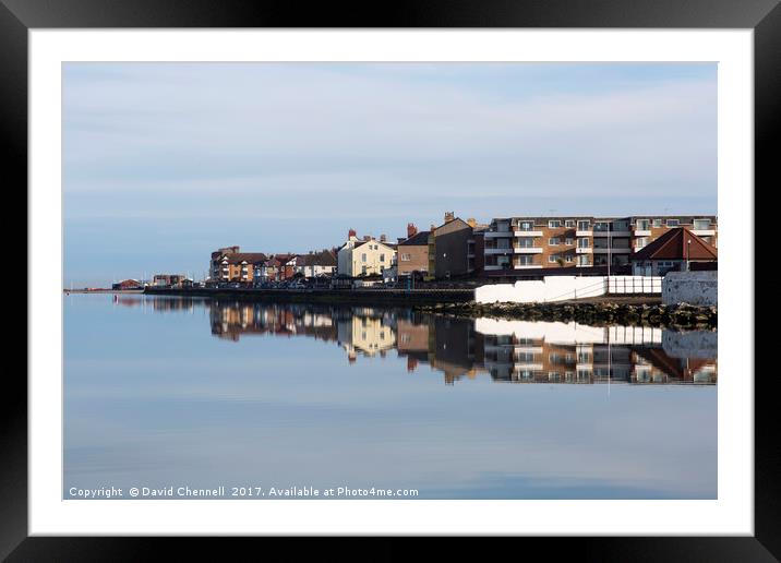 West Kirby Marine Lake  Framed Mounted Print by David Chennell