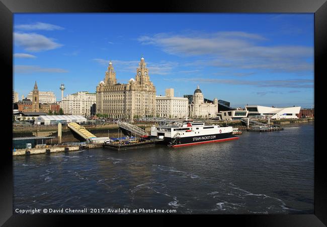 Liverpool Waterfront Framed Print by David Chennell