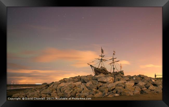 Grace Darling Aurora Framed Print by David Chennell