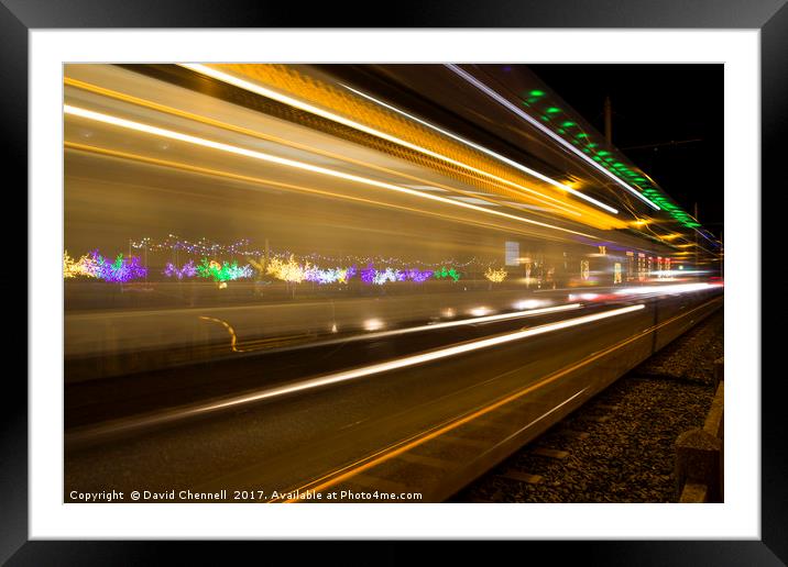 Blackpool illuminations  Framed Mounted Print by David Chennell