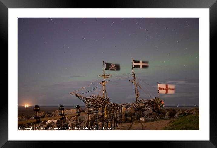 Grace Darling Aurora  Framed Mounted Print by David Chennell