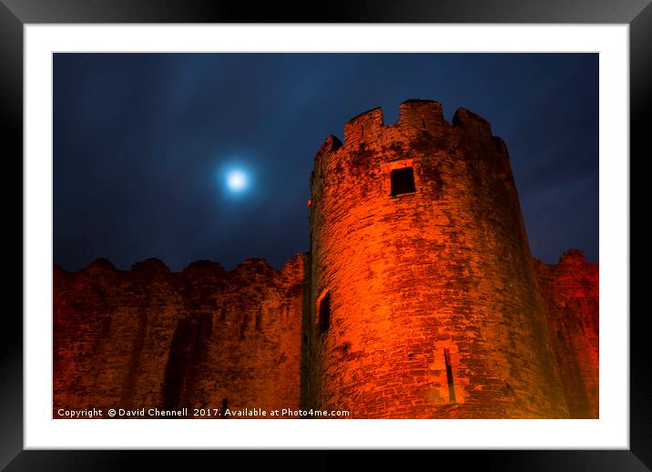 Conwy Castle Framed Mounted Print by David Chennell