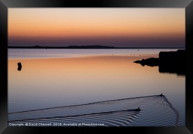 Tranquil Waters Framed Print by David Chennell