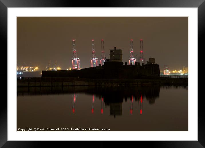 Fort Perch Rock  Framed Mounted Print by David Chennell
