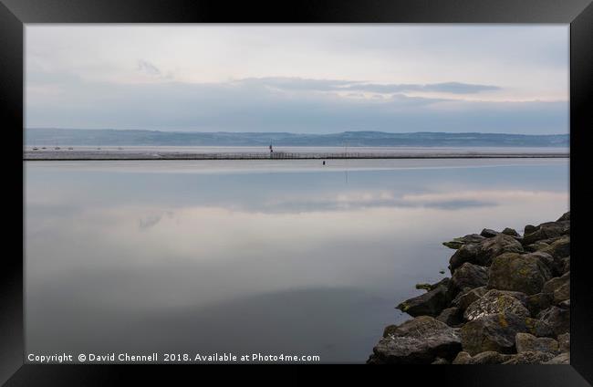 West Kirby Cloudscape  Framed Print by David Chennell