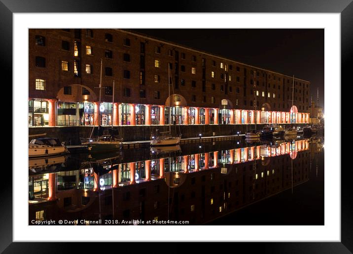 Royal Albert Dock  Framed Mounted Print by David Chennell