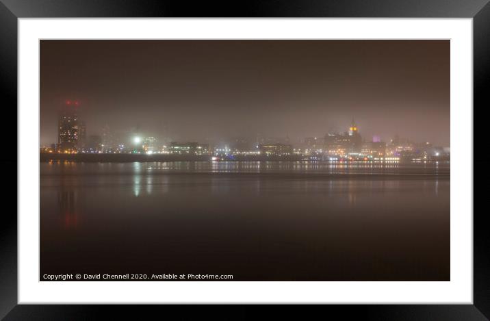 Liverpool Waterfront  Framed Mounted Print by David Chennell