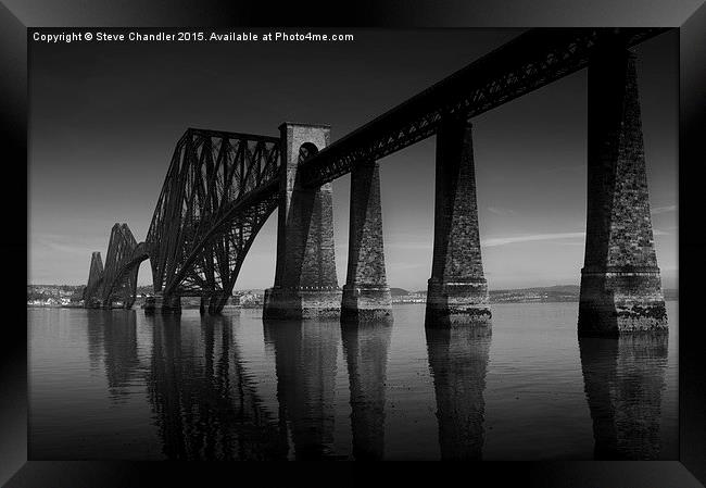  Forth Bridge, South Queensferry Framed Print by Steve Chandler