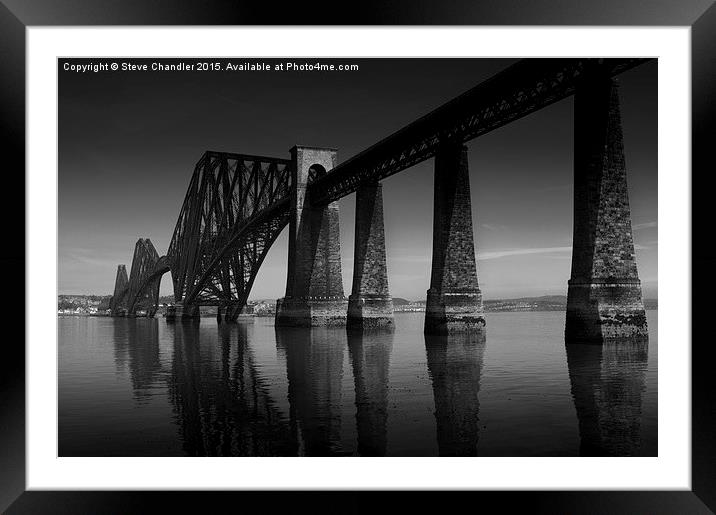  Forth Bridge, South Queensferry Framed Mounted Print by Steve Chandler