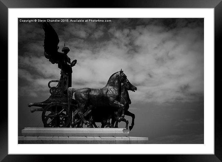  Chariot of the Angels Framed Mounted Print by Steve Chandler