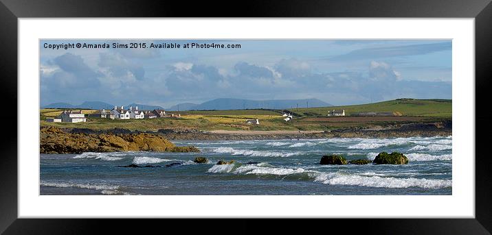  Anglesea in the Summer Framed Mounted Print by Amanda Sims
