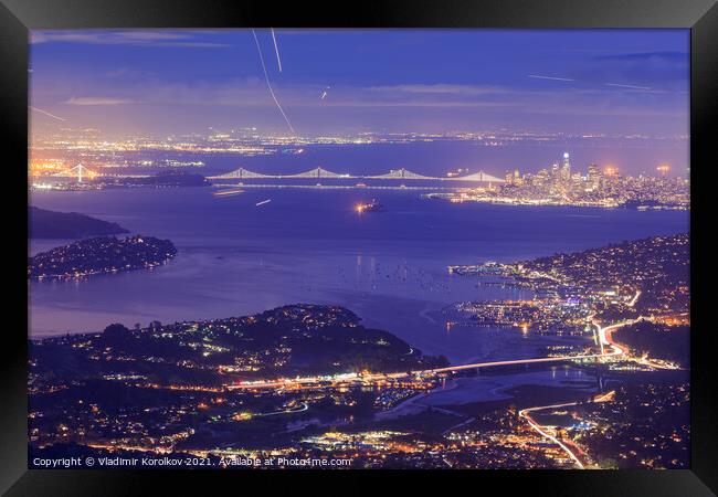 The best view of San Francisco Framed Print by Vladimir Korolkov