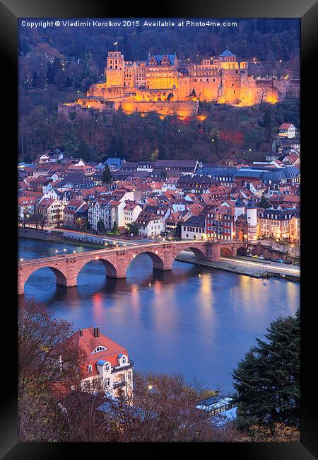  Lovely Heidelberg Framed Print by Vladimir Korolkov