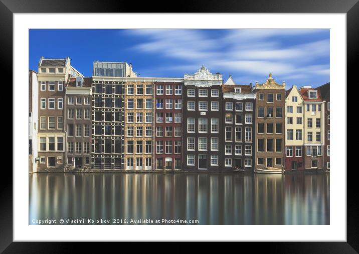 Amsterdam Framed Mounted Print by Vladimir Korolkov