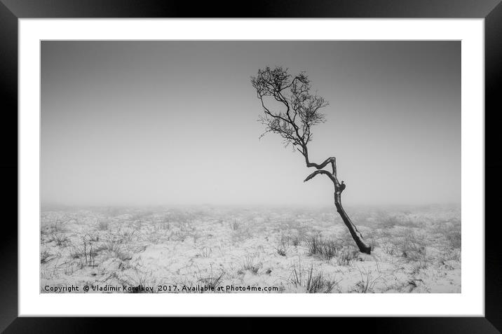 Winter in Peaks Framed Mounted Print by Vladimir Korolkov