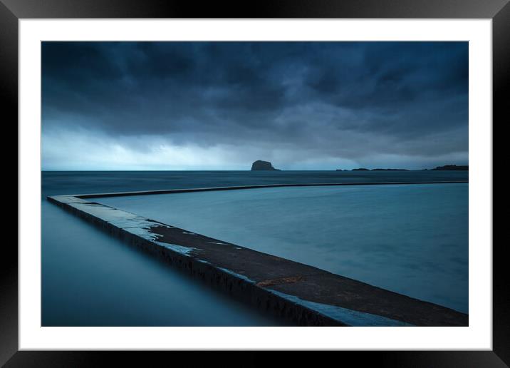 The Boating Pond, North Berwick Framed Mounted Print by Miles Gray