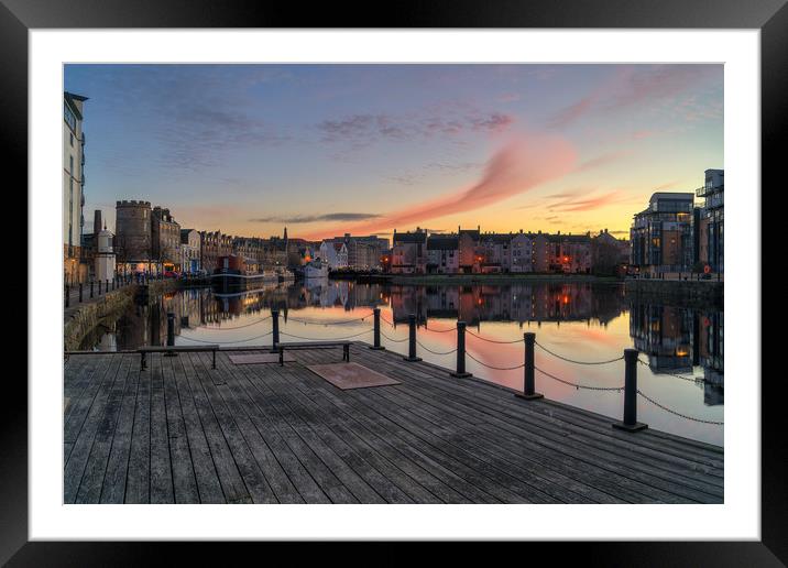 The Shore at Sunset Framed Mounted Print by Miles Gray