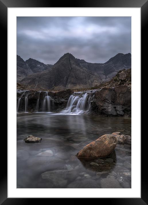 The Fairy Pools at sunrise Framed Mounted Print by Miles Gray