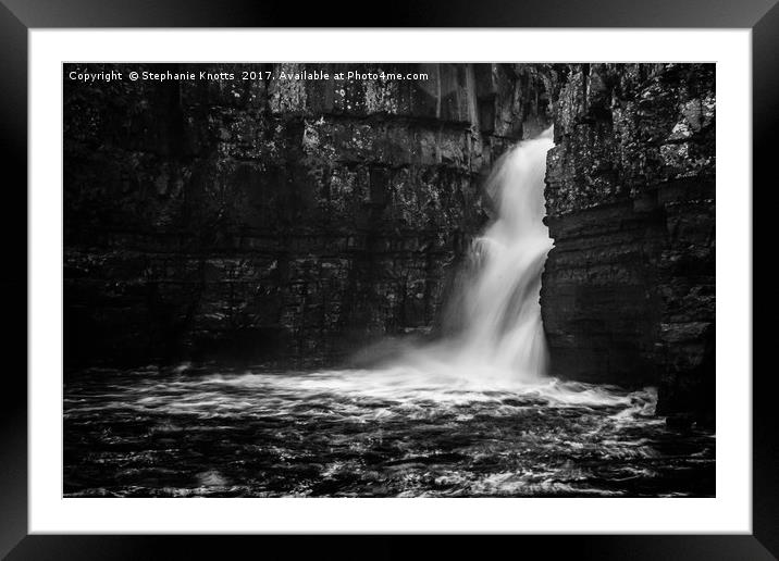 High Force Framed Mounted Print by Stephanie Knotts