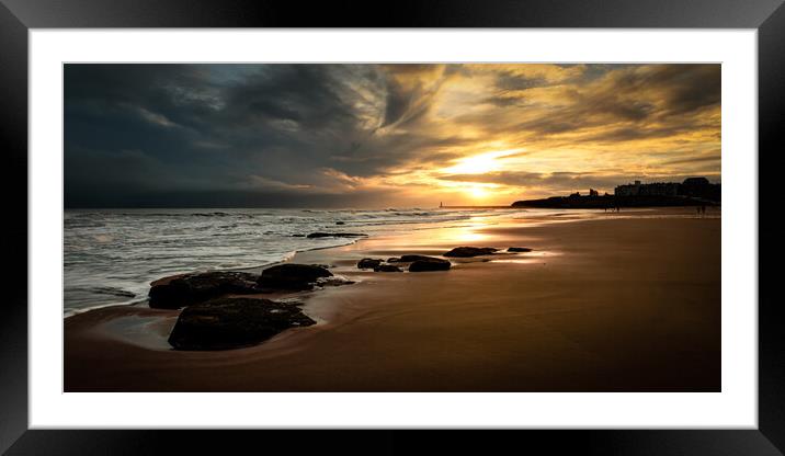 Sunrise Over Longsands Framed Mounted Print by Ray Pritchard