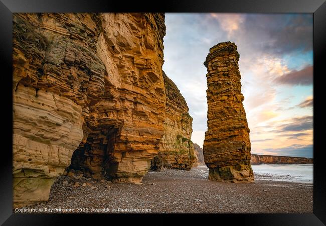 Pillar of Rock Framed Print by Ray Pritchard
