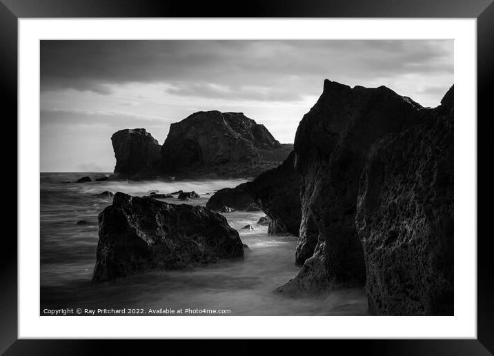 Trow Rocks Framed Mounted Print by Ray Pritchard