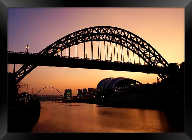 Tyne Bridge Framed Print by Ray Pritchard