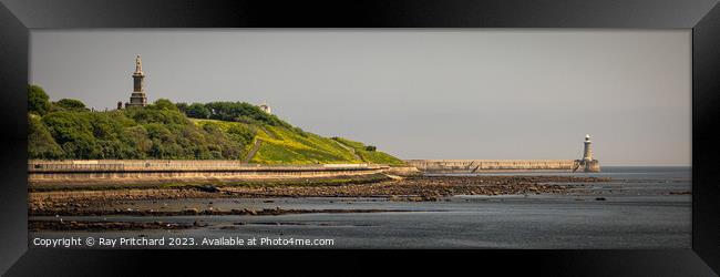 Panorama of Tynemouth  Framed Print by Ray Pritchard
