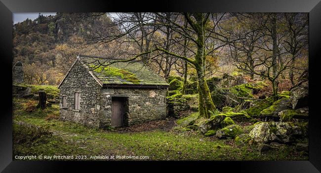 Small Hut in Borrowdale Framed Print by Ray Pritchard