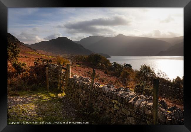 Crummock Water Framed Print by Ray Pritchard