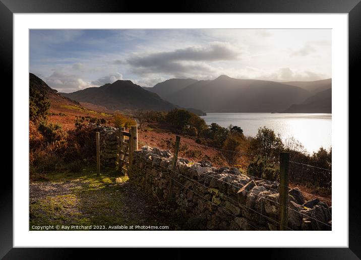 Crummock Water Framed Mounted Print by Ray Pritchard