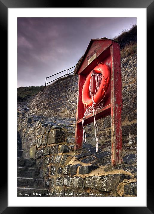 Life Saver Framed Mounted Print by Ray Pritchard