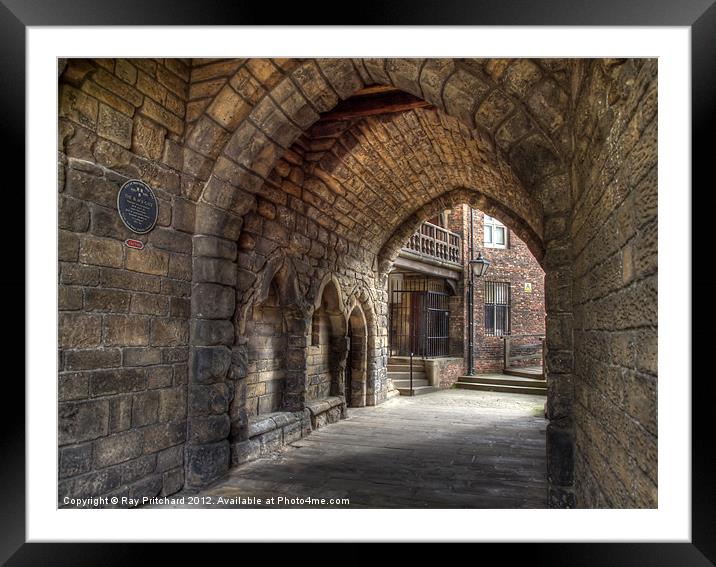The Black Gate Framed Mounted Print by Ray Pritchard