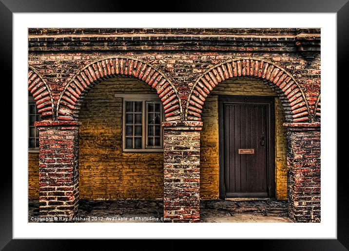 Old Doorway Framed Mounted Print by Ray Pritchard