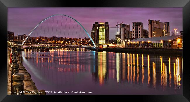 Early Morning inNewcastle Framed Print by Ray Pritchard
