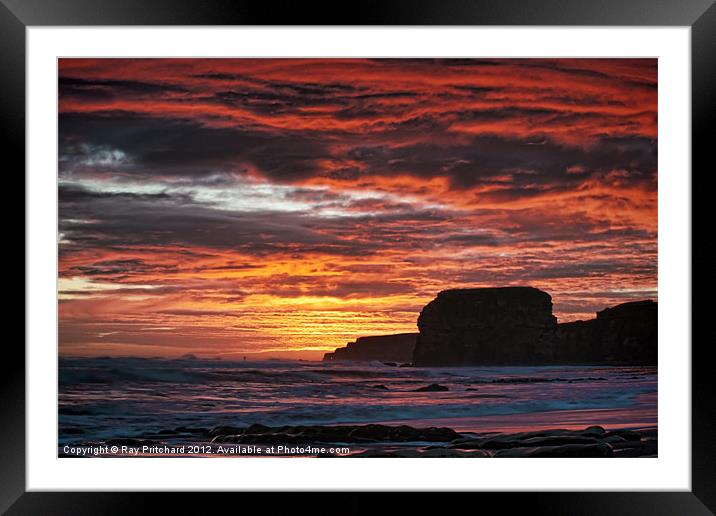 Sunrise At Marsden Framed Mounted Print by Ray Pritchard