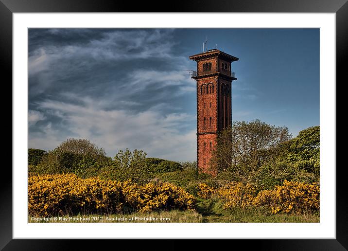 Cleadon Water Tower Framed Mounted Print by Ray Pritchard