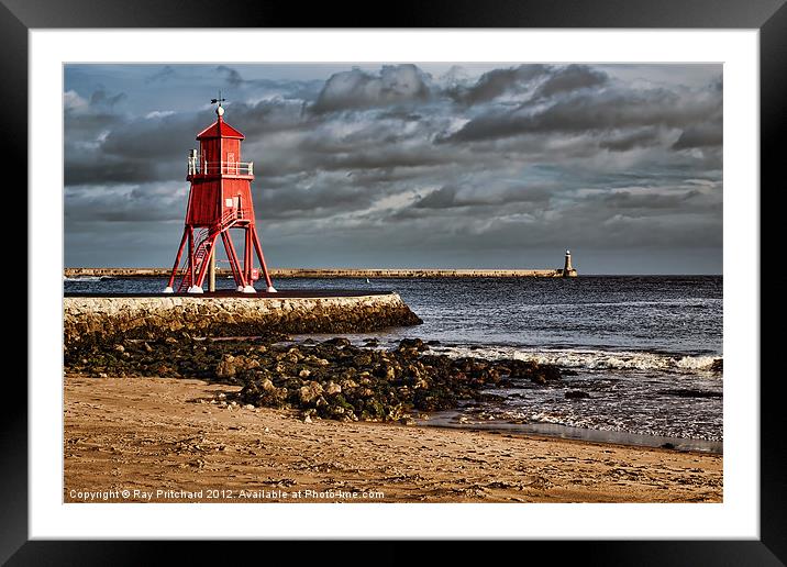 Lighthouses Framed Mounted Print by Ray Pritchard